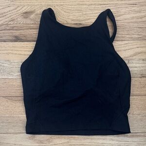 Lululemon Align High Neck Black Ribbed